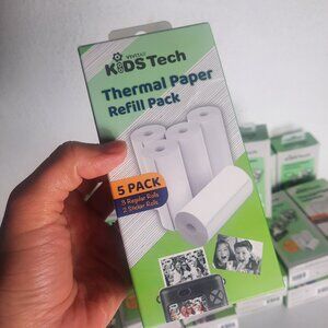 LOT OF 20 Vivitar Kids Tech Thermal Paper Refill Pack (5 rolls each) 100 rolls!!